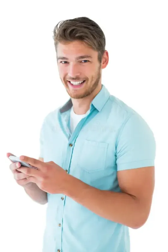 Person using Tax Chat on their phone
